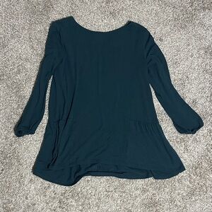 LOFT Dark Teal Blouse